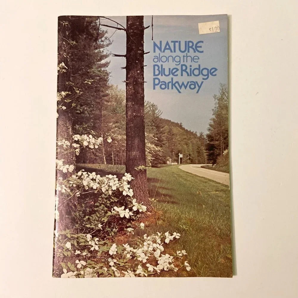 Vintage 1977 Nature Along The  Blue Ridge Parkway Travel North Carolina Booklet